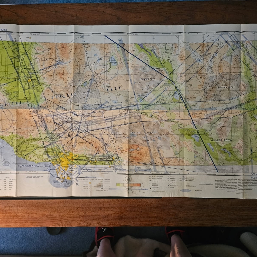 Vintage Aviation Map